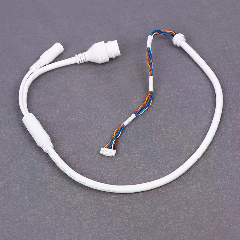 IP Camera Tail Cable 10 Pin 10 Core Ethernet Lan Cable RJ45 PoE Network Cable for Surveillance Systems