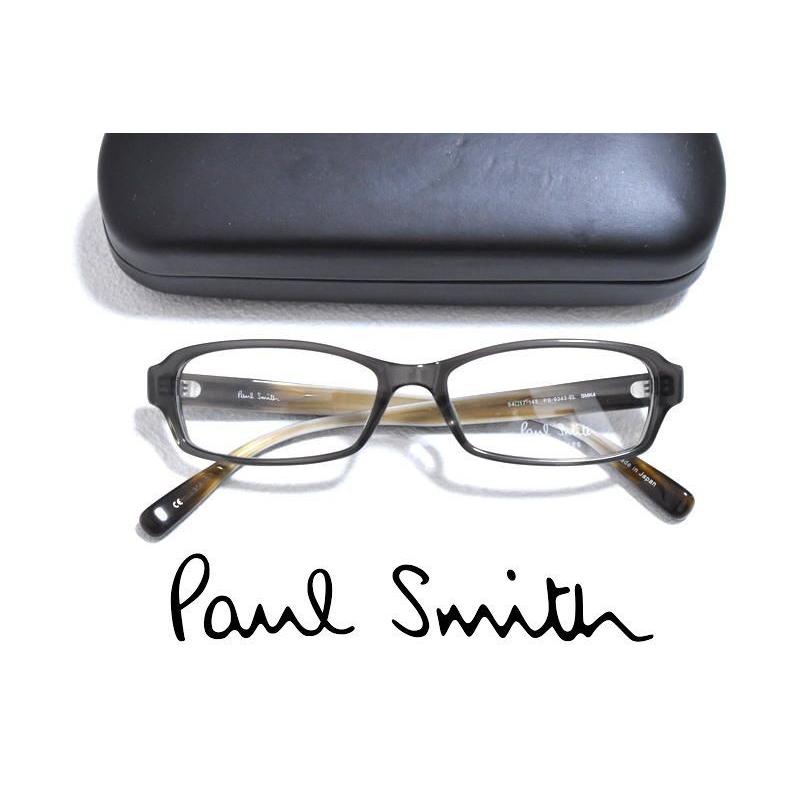 Used [28,000 yen] New Paul Smith SPECTACLES PS-9343-EL SMK4 Paul Smith Square Glasses Glasses