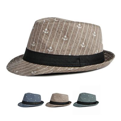 Jarní Léto Pruhovaný klobouk Dámský plážový klobouk na opalování Outdoor Jazz Hat