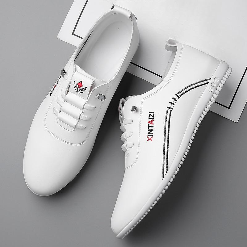 Herren Freizeitschuhe, Herren Sportschuhe, Lederschuhe mit weicher Sohle, Bequeme Herrenschuhe