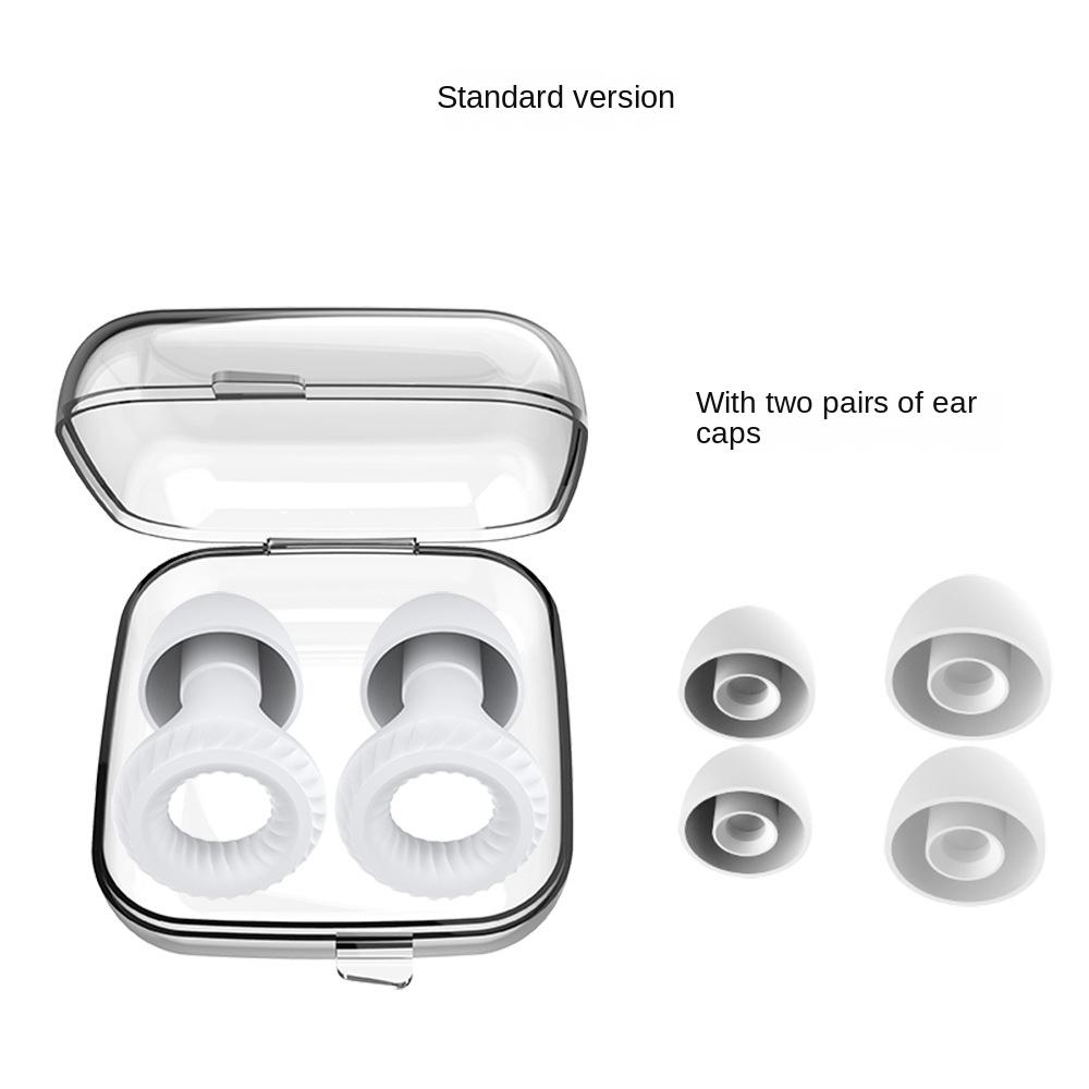 1 Paar Slaap Geluidsreducerende Oordopjes Zacht Siliconen Oorkappen Geluidsbescherming Reizen Herbruikbaar Zwemmen Waterdichte Oordopjes