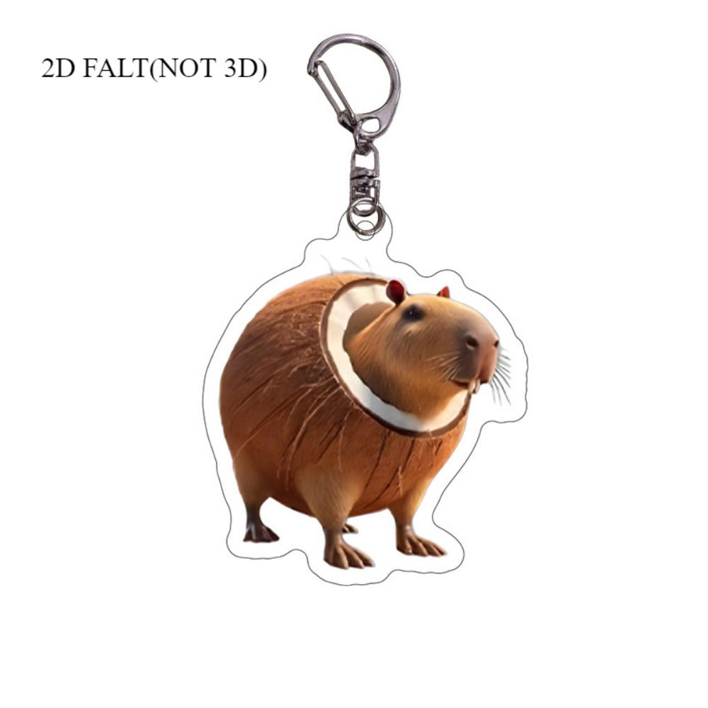 Acrílico plano 2D celebridade da internet haste quente Shanhaijing chaveiro engraçado abstrato boneco de palito de madeira pé grande árvore pingente de acrílico