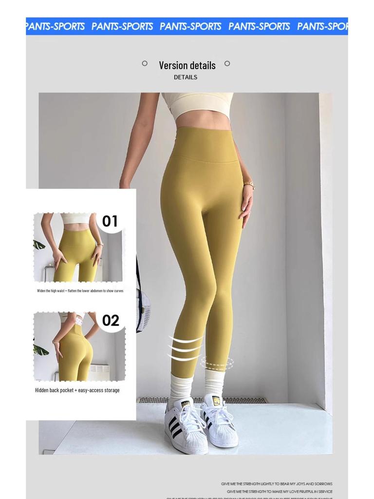 Women's High Waist Shark Fleece Yoga Pants - Tummy Control, Butt Lifting, No Lines, Fall/Winter Base Layer
