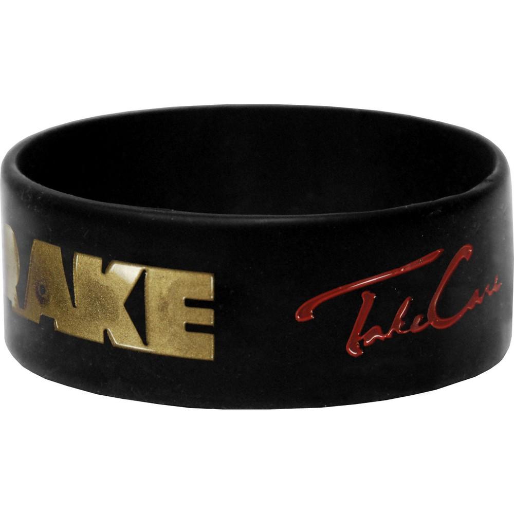 Drake Take Care Rubber Bracelet Black Unisex T-Shirt S