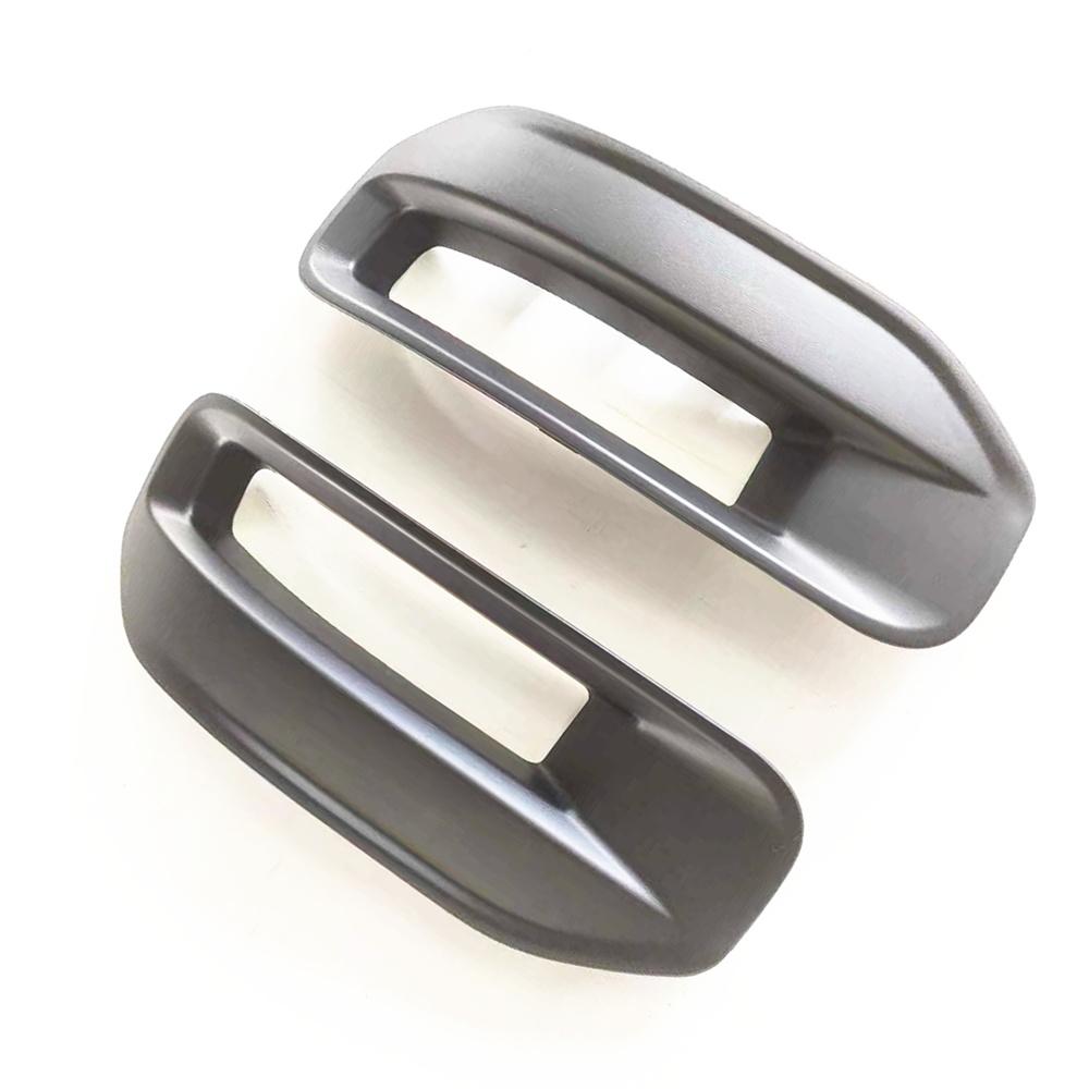 1 Pair Black Fog Lamp Bezel Kit Front LH + RH 68274669AB For Ram 1500 2019 2020