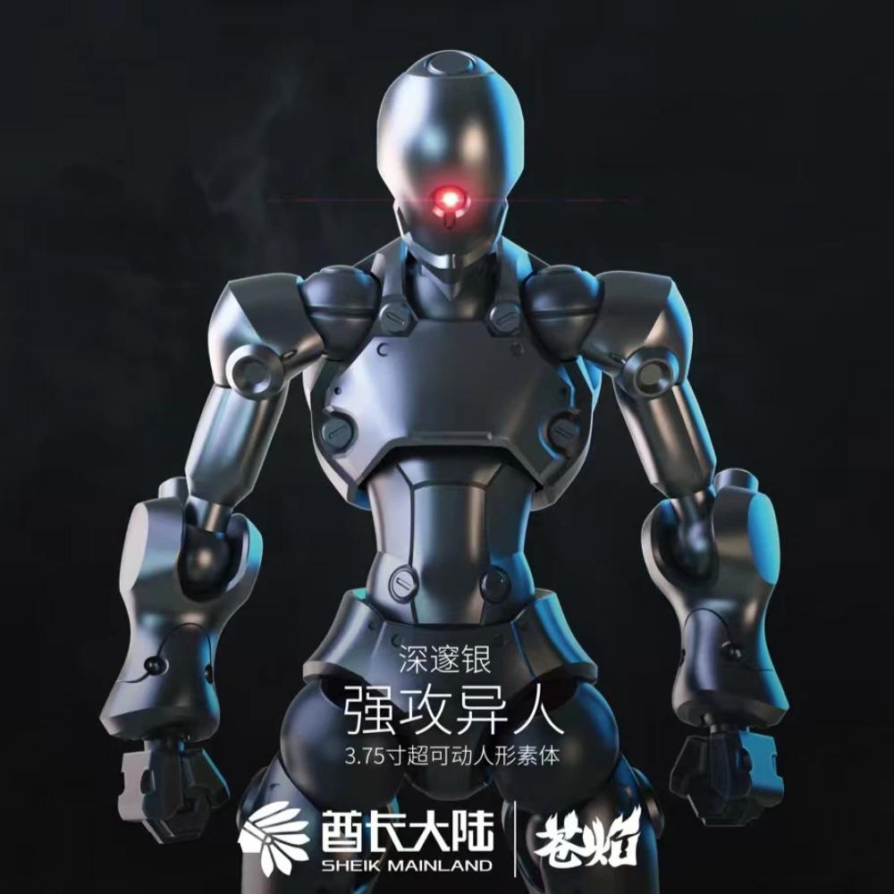 Sheik Festland 3MIN Projekt A 1/18 Swift Wolf Angriffs-Mecha, Baubar Gelenkige Actionfigur Modellbausatz Mehrfarbige Optionen