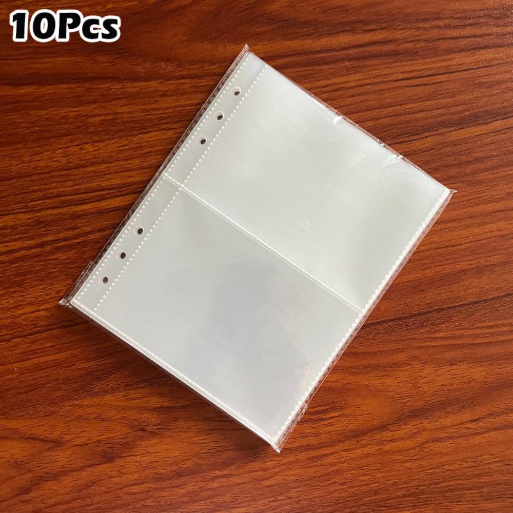 Inner Page Card Binder A5 Photocard Binder Sheets Transparent PP Acid Free Photo Album Refill Pages Photocard Holder