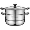 SUPOR 28cm 304 Stainless Steel Double-Layer Steamer Pot
