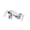 Rotate Faucet Extender, 304 Stainless Steel, WaterResistant, Mechanical Extension Silver 1 Mode