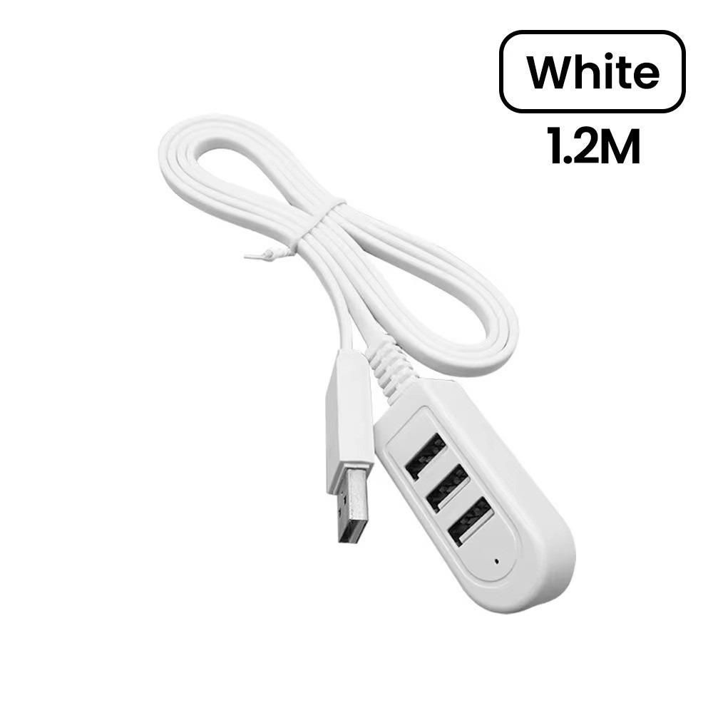 Portable Multi-function USB Hub Upgrade 2.0 3 In 1 USB Adapter 30/120cm USB Extender Cable