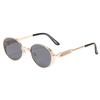 Polarized metal fashion toad glasses sunglasses spring hook European and American street shot sunglasses modern sunshade UV