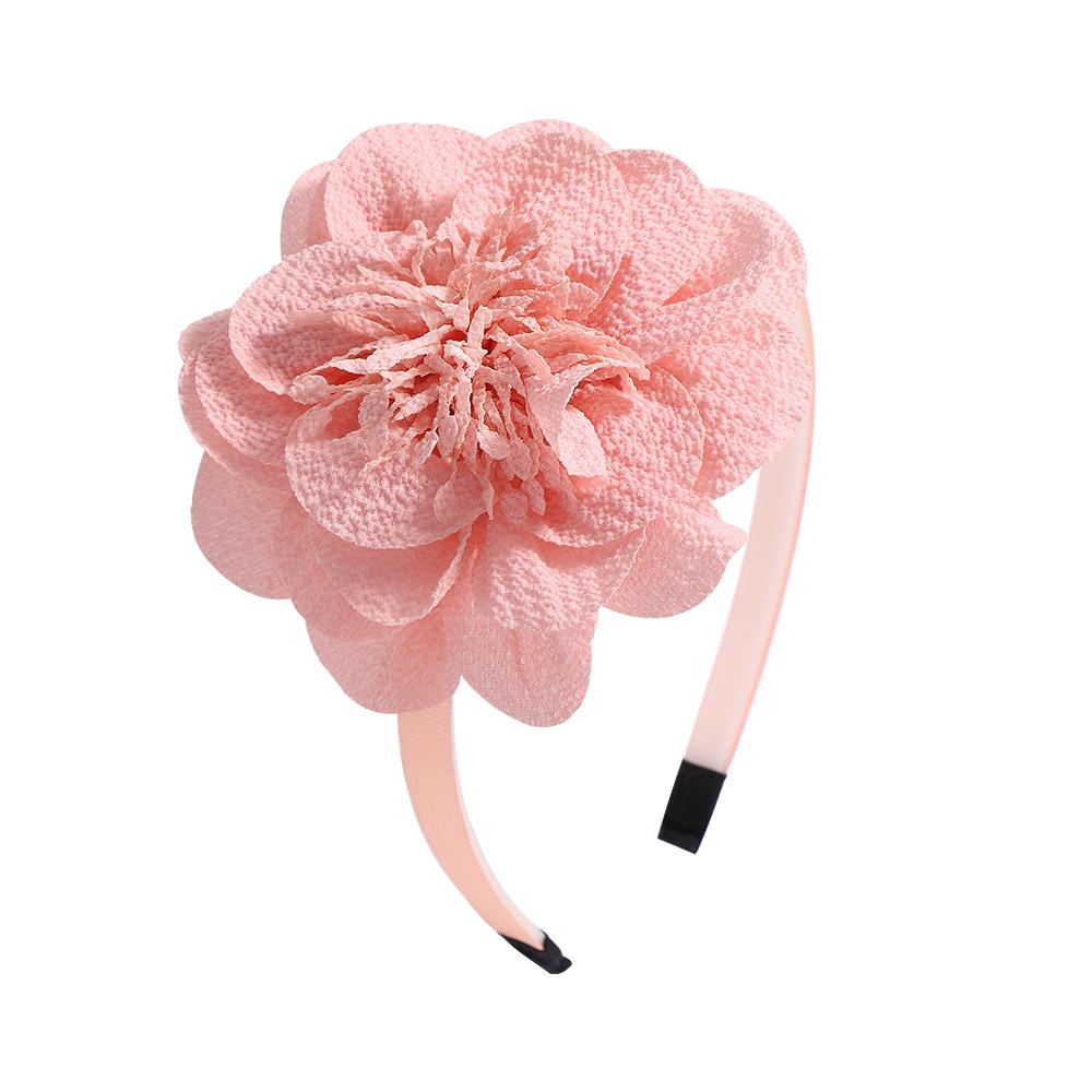 

12Colors Solid Flower Hairbands For Sweet Girls Princess Ribbon Hair Hoop Headband DIY Headwear Kids Hair Accessories Hair Bands