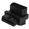 OBDII Cable Converter Splitter 16 Pin Male with Double Female Port for Vehicle Diagnostics Double Device Compatibility