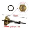 Universal Gas Water Heater Valve Assembly with Gas Linkage, Ejector Pin, 10/12mm Hex Nut, Spring Pin.