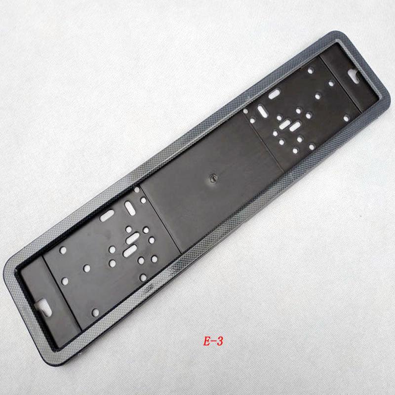 1 Pcs Car License Plate Frame Metal And Plastic Frame Car License Plate Holder Number Plate Holder Fit Eu