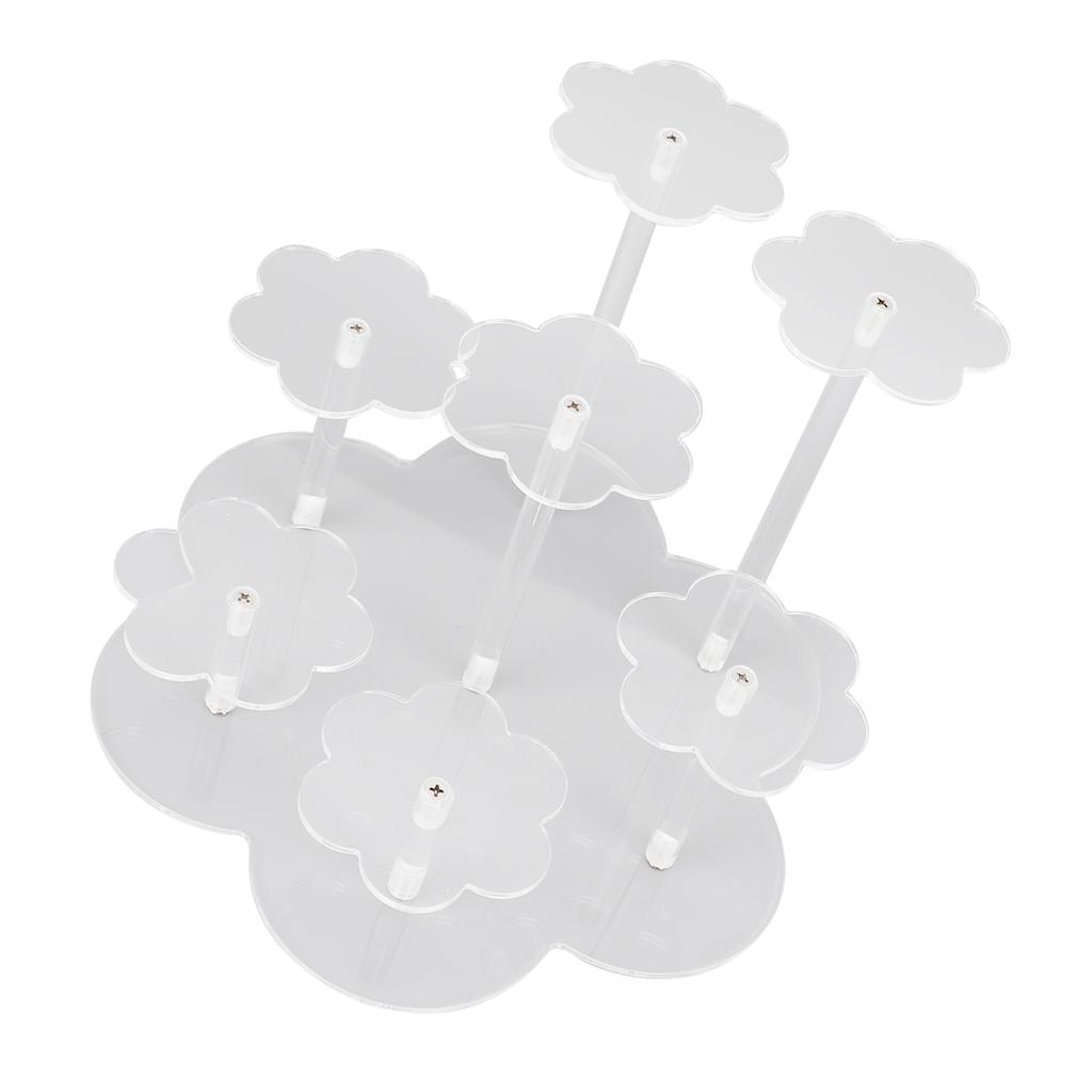 Acryl Aufsteller Figuren Parfüm Organizer Aufbewahrungserhöhungen Cupcake Dessert Theke Desktop