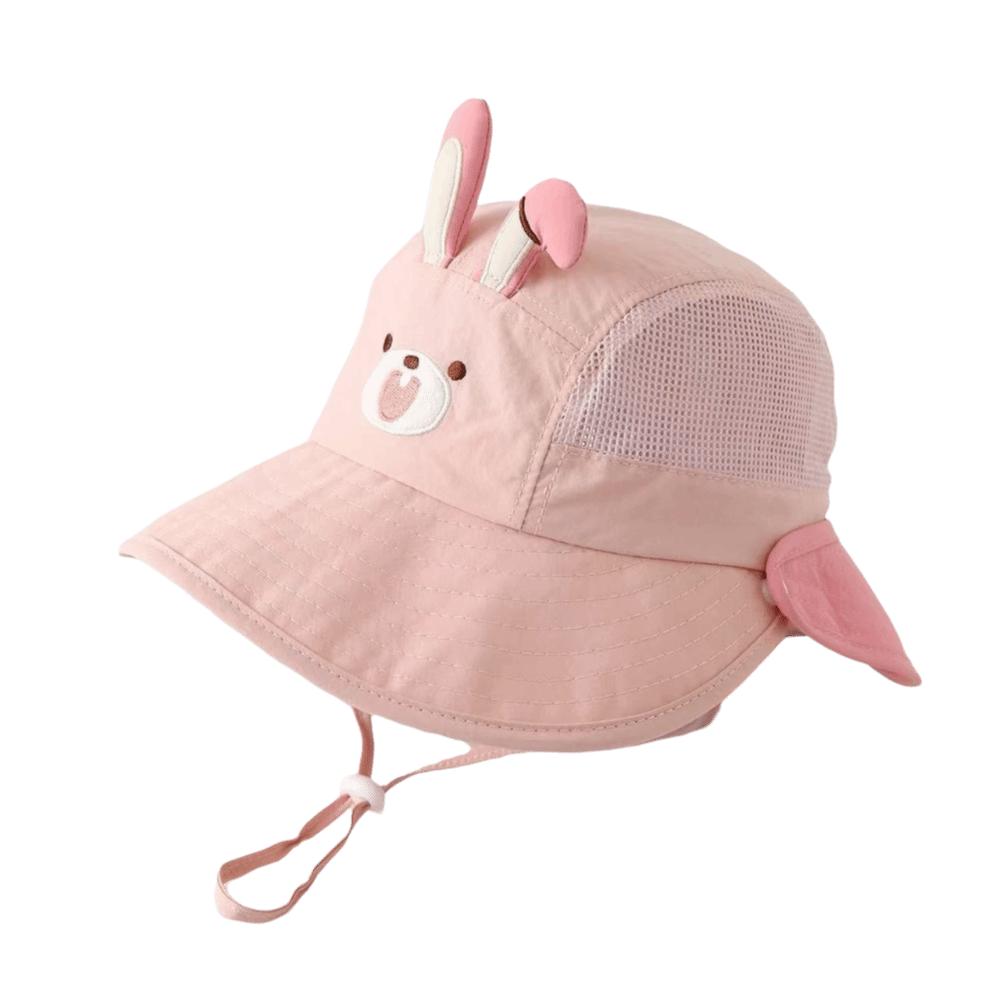 Cute Baby Bucket Hat Large Brim Kids UV Protection Cap Soft Toddler Sun Cap  Autumn