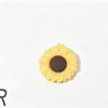 Sunflower Soft PVC Keychain: Inspirational Backpack Charm for Students and Graduation Gift