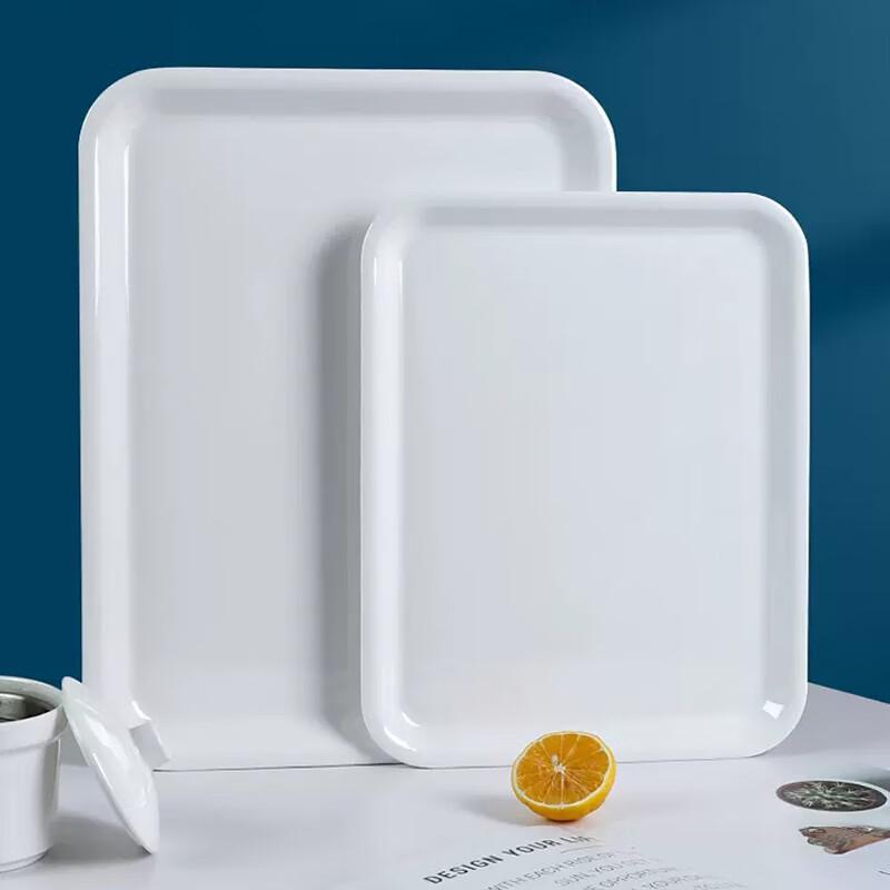 SiDeSi Melamine Rectangular Serving Tray (10-Pack)