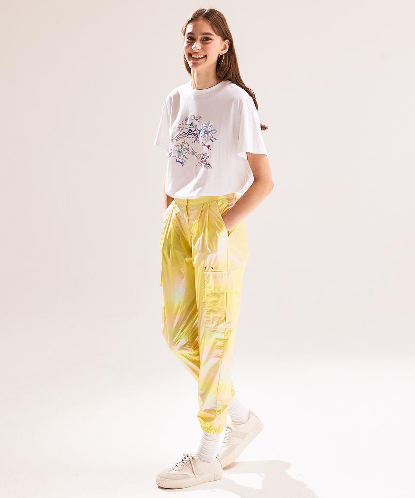 YUGADANG Pearl Jogger Pants_Yellow