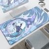 Anime Genshin Impact Office Long Deskmat Cute Furina Game Antislip Mousepad Large Computer Keyboard Mat HD Print Rubber Cushion