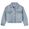 Minoti Girls Denim Cropped Bomber Jacket