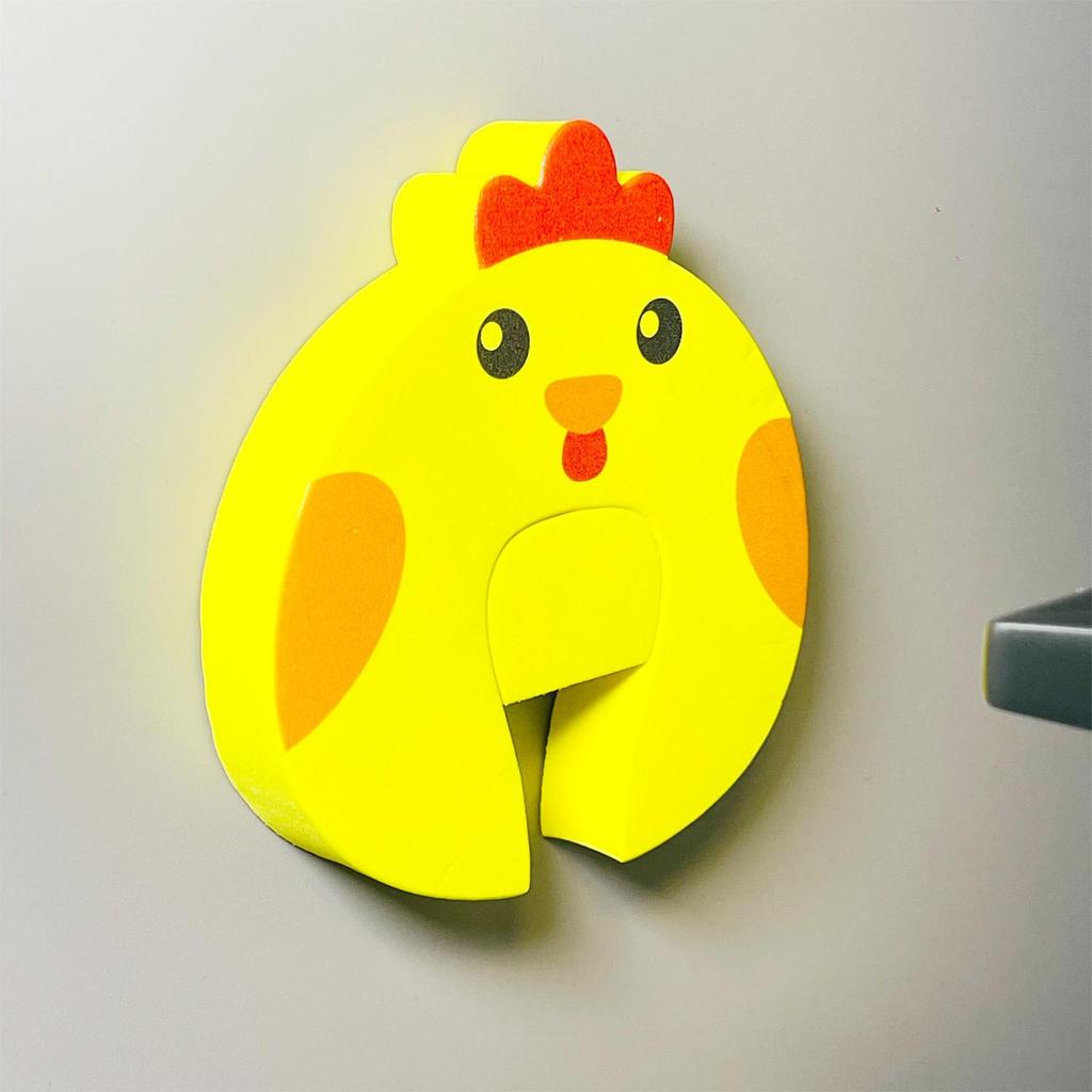 11-Color Cartoon Safety Door Stopper for Kids - Thick EVA Door Clip