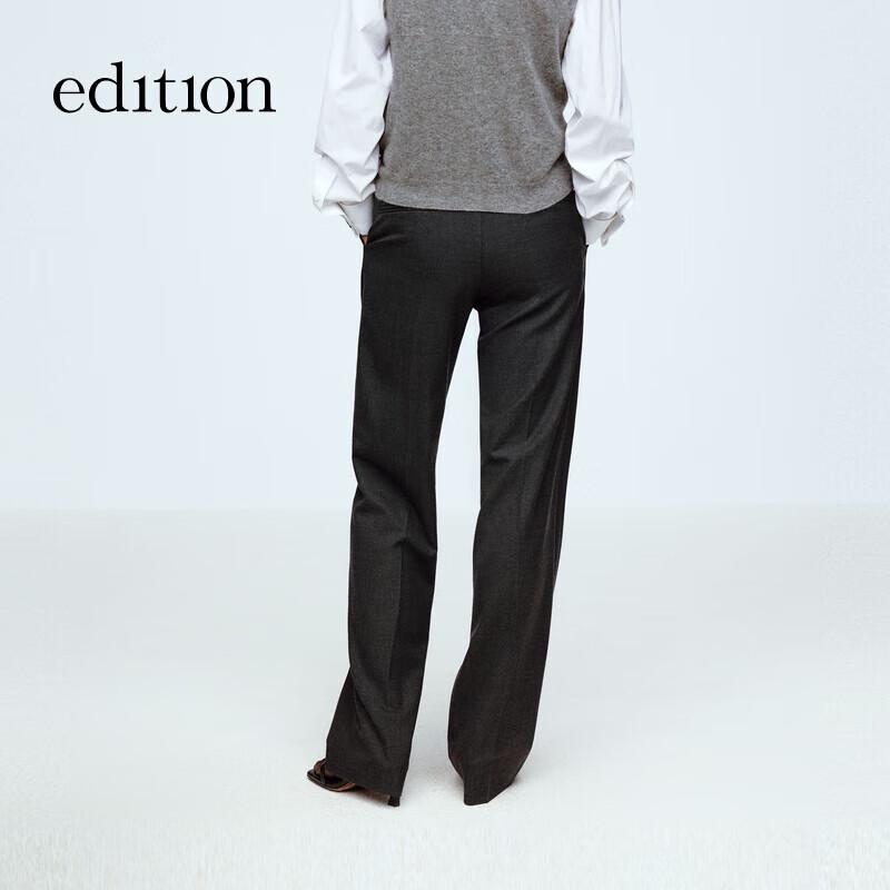 Edition Elite Wardrobe Women's Wool Straight-Leg Trousers