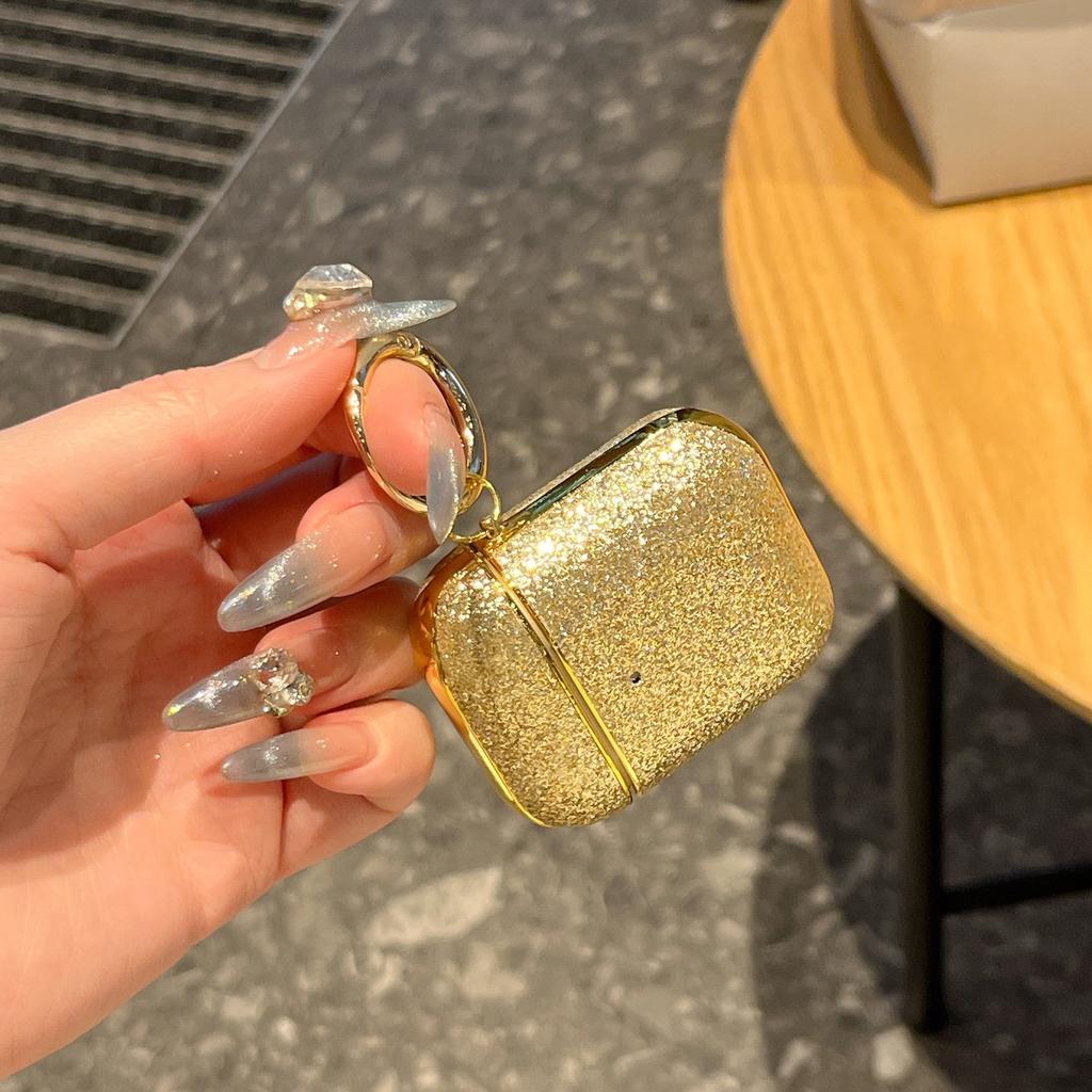 Glitter Bluetooth headset cover is suitable for AirPods1/1st generation all-inclusive electroplating Pro/Pro1st generation headset case.