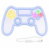 Game Controller LED Neon Sign, Multicolor Glow, USB Powered Dimmable Wall Light for Game Room Bedroom