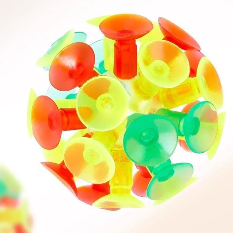 Cartoon Suction Cup Sticky Ball Fun Throwing & Catching Outdoor Sports Toy For Boys And Girls Educational Ball Toy