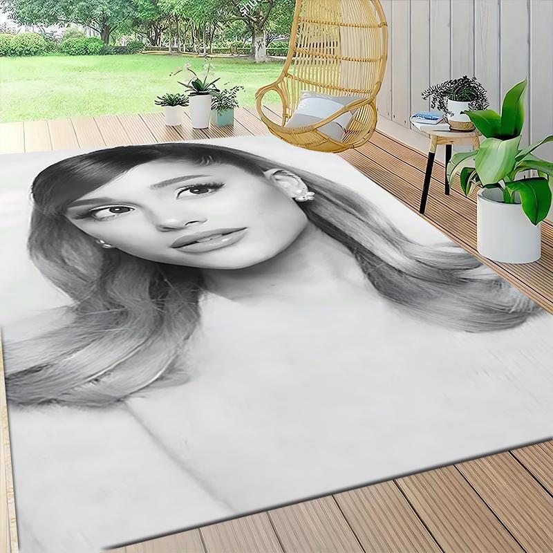 Elegant Fashion Portrait Carpet Rug Soft Washable Antislip Home Living Room Sofa Mats Personalized Christmas Rug