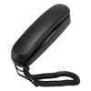 Corded Home Phone Convenient Operating Interface Retro Wall Mounted Phone for Hotel Black
