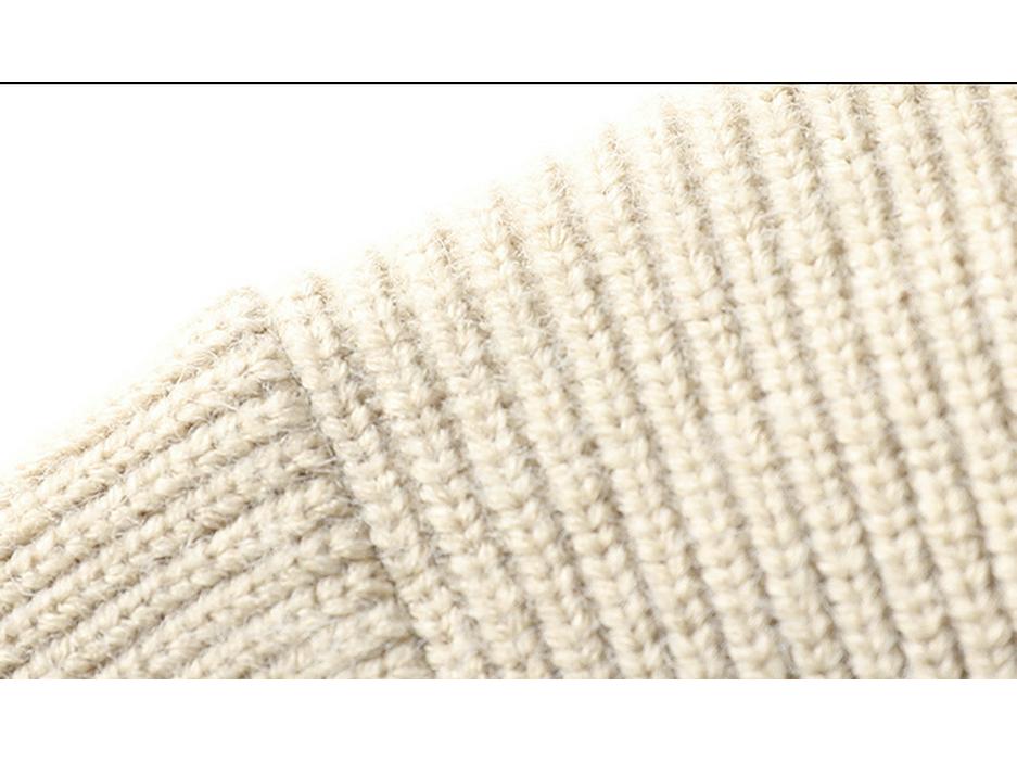 Men's Hooded Knit Cardigan: Korean Style Fashionable Sweater for Autumn/Winter – Trendy, Warm, Casual Outerwear for Middle-aged and Young Men.