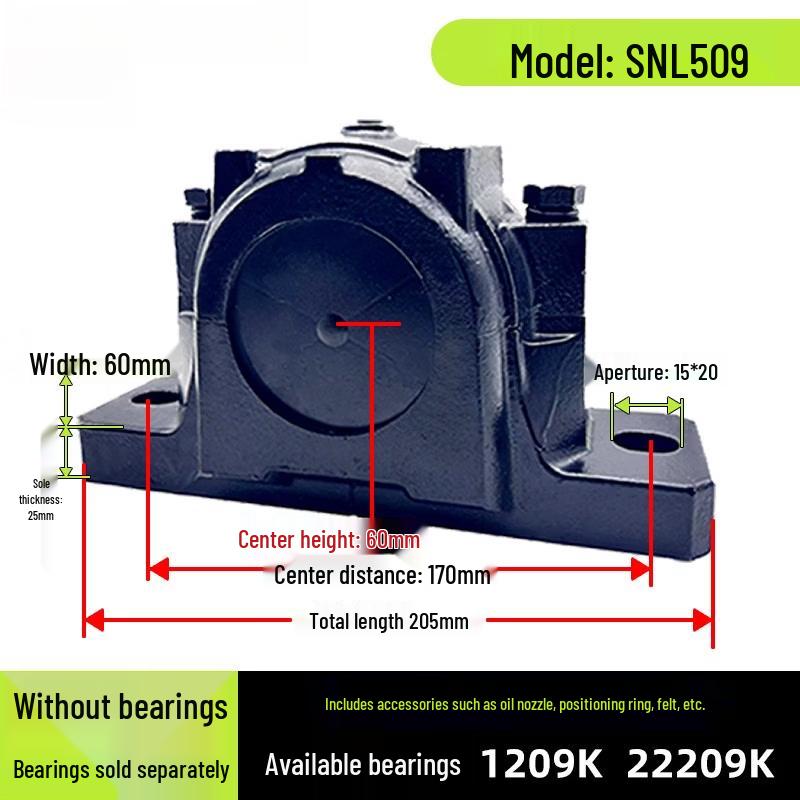 

Rongyu SNL509 Cast Iron Bearing Housing