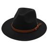 Felt Top Hat Tibetan Style Jazz Fedora Hats New Roll Brim Cowgirl Cap  Outdoor Riding