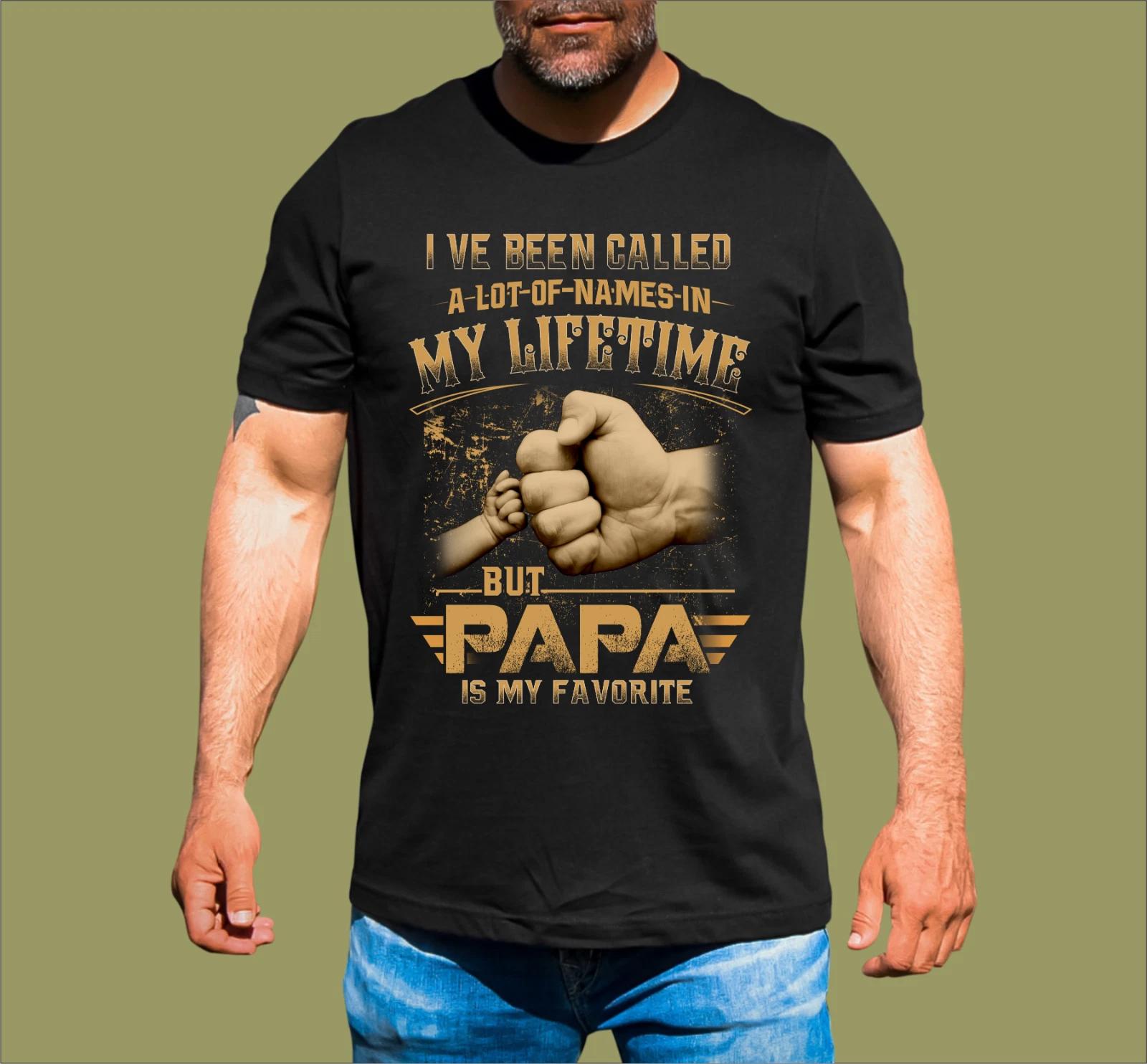 PAPA IS MY FAVOURITE T-SHIRT M