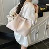 Minimalist Pu Shoulder Bag With Inner Zip Pocket For Work And Casual Outings
