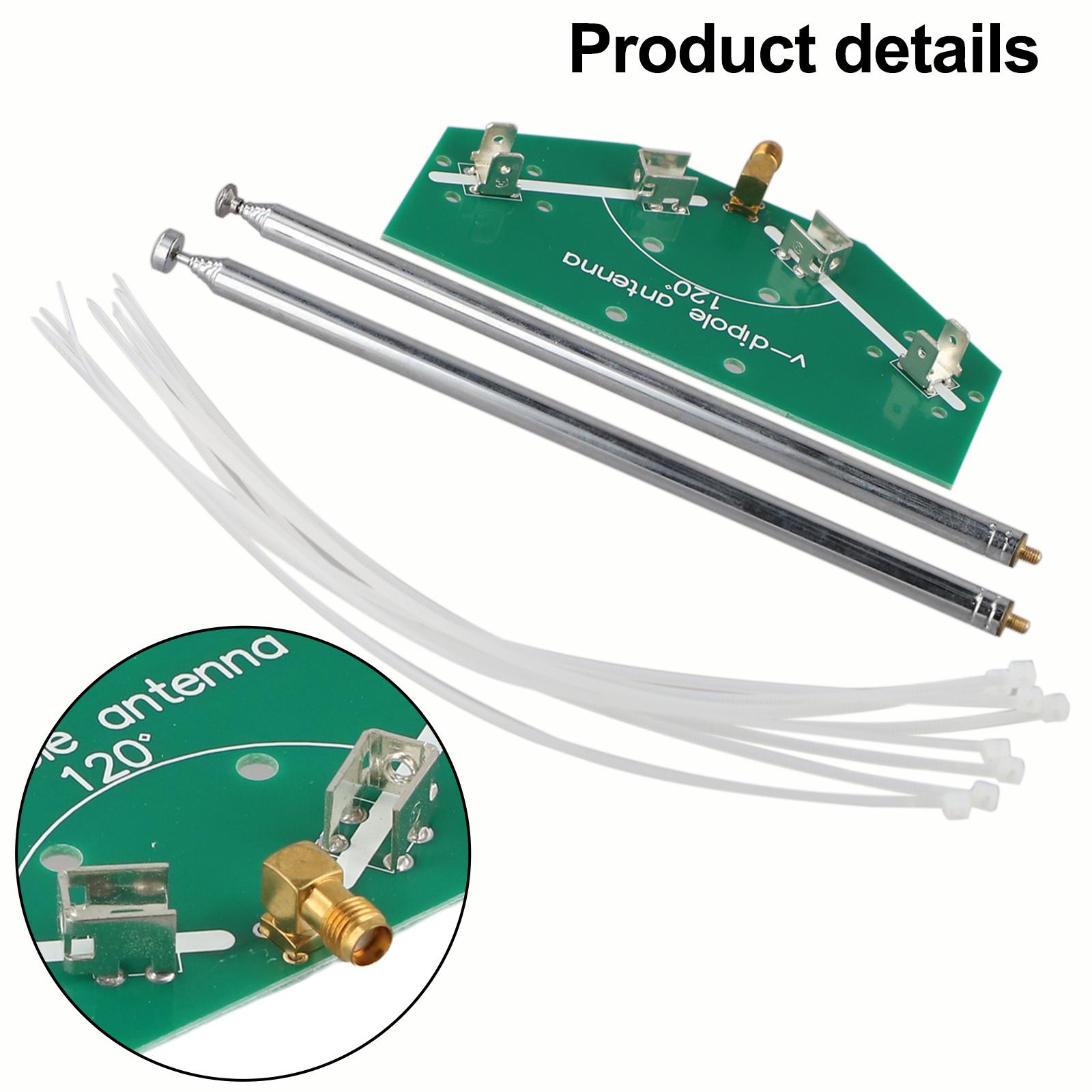 

New Parctical Frequency Receive Rod V-Dipole DIY Kits Test Measurement Equipment 137MHz 180x100x24mm Accessories China Mainland