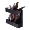 Multifunctional Storage Rack For Straws Cutlery 3 Section Cabinet Organizers With Drainage Design Kitchen Accessory
