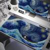 Van Gogh Oil Painting The Starry Night Mouse Pad Gaming Laptops Keyboard Mat Deskmat Pc Accessories Desk Protector Hd Carpet Xxl