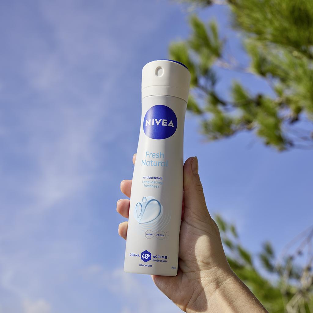Nivea Fresh Natural Women' Deodorant Spray 48H Aluminum Free 200ml