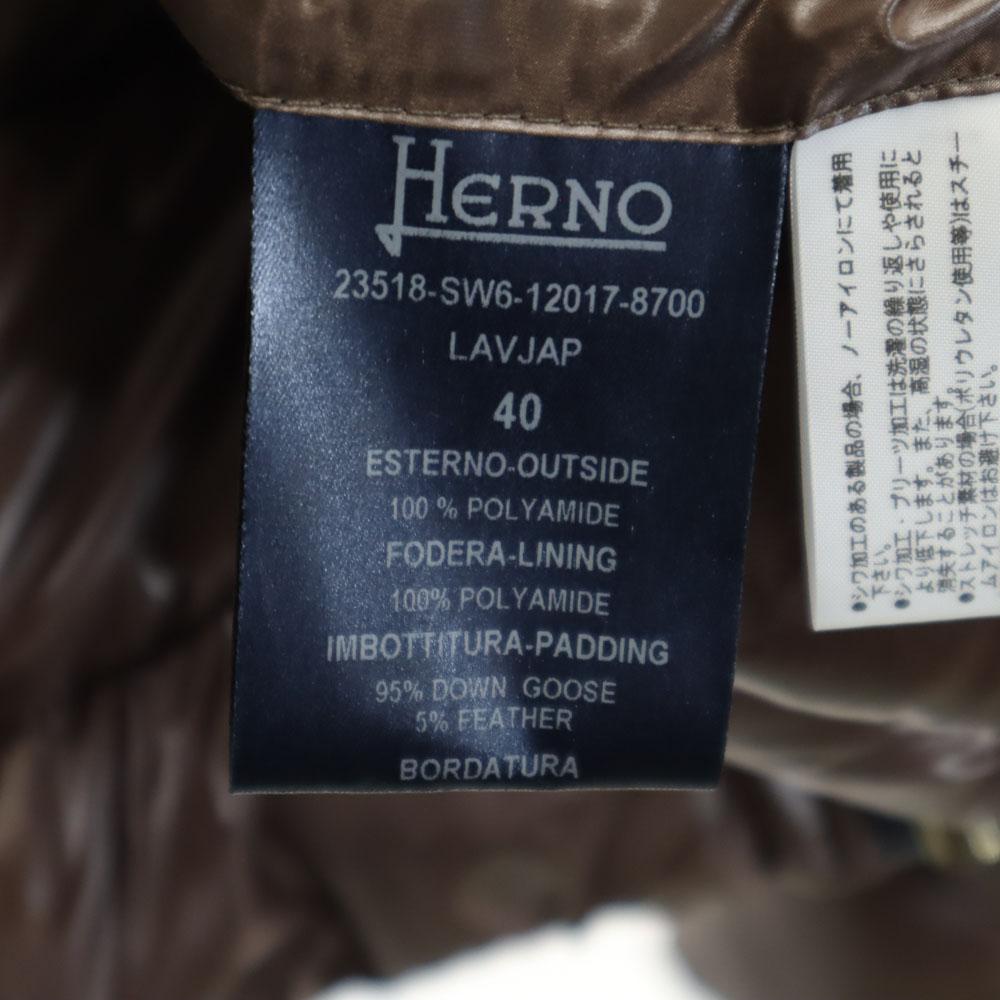 Herno reversible Down jacket 40 Brown Women Used
