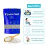 Happy Squirrel Epsom Salt for Foot, Bath | For Pain Relief & Relaxation | 100% Pure Bath Salt (900 Grams)