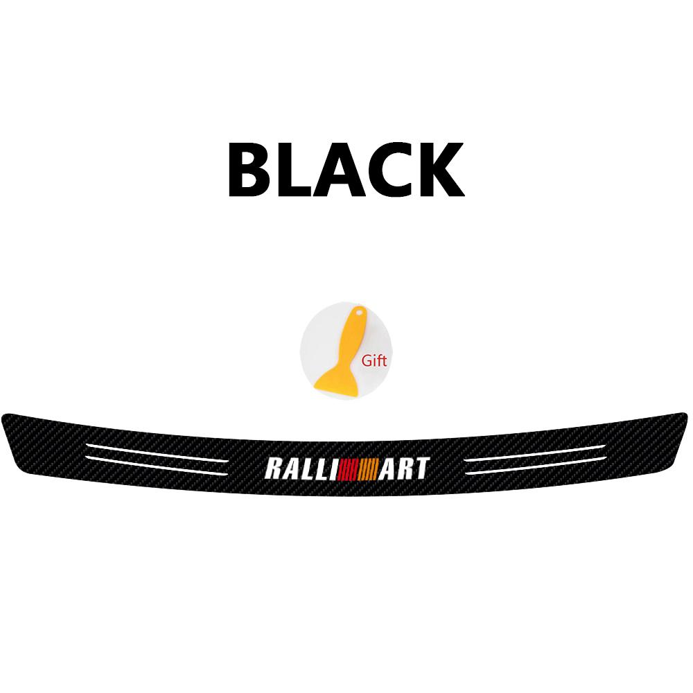 

Carbon Fiber Logo Rear Bumper Trunk Protective Sticker For Mitsubishi Ralliart Eclipse Cross Space Star Outlander Galant Fortis 90x7cm