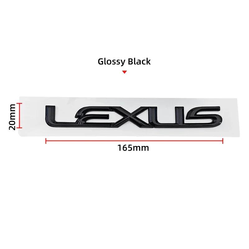 3D ABS Auto Buchstaben Emblem Heckklappen Aufkleber Abzeichen Für Lexus F SPORT Hybrid ES CT GS IS UX GX LBX NX RX 350h 450h Zubehör