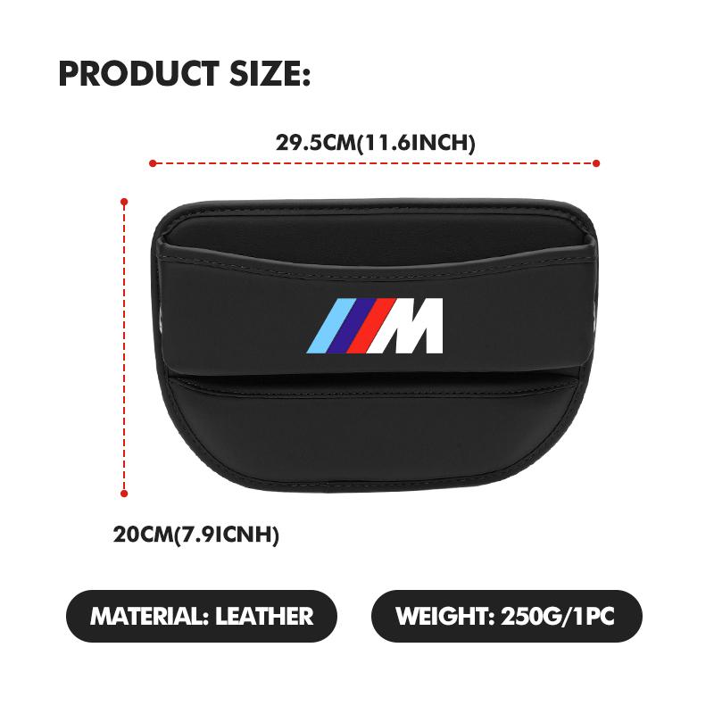 Leather Car Seat Seam Storage Box Phone Wallet Organiser Accessories For BMW E93 F10 F20 F30 F40 F15 F25 F26 F31 F49 F86 M3 M5 HOPDJ1