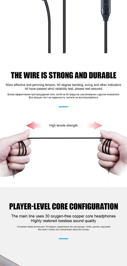 Wired Type‑C Earphones, In‑Ear 3.5mm Earbuds Headphones, Stereo Headset Audio Accessories for Android Smartphones