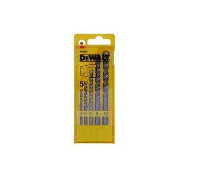 Concrete Drill Bit, Widia, Set Of 5, 4, 5, 6, 8, 10 Mm