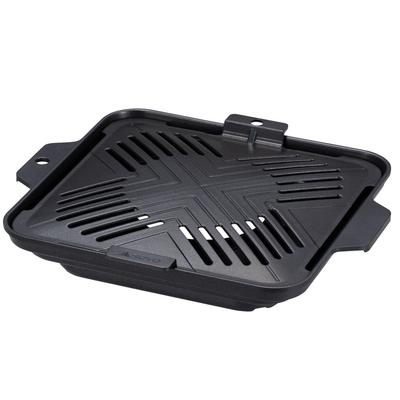SOTO Kakomu Grill Plate ST-3112 Regulator Stove ST-310 ST-340 Compatible Fluororesin Coated Slit Design Smoke Reduction Aluminum Die-Cast Camping